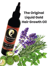 Hair Growth Oil - Liquid Gold Sulfur Version 4oz For Thicker Longer Hair