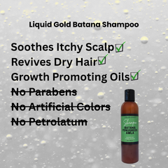 Shampoo Sulfate Free with Batana Fenugreek and Amla 8oz