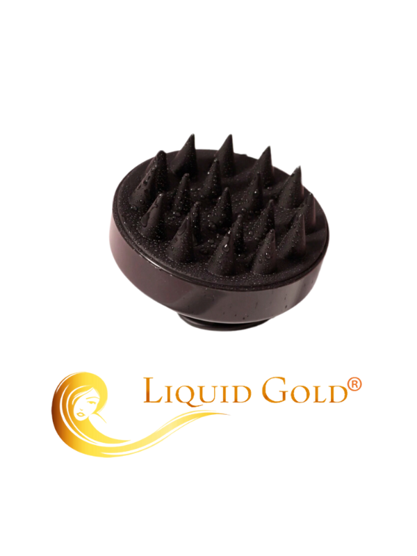 Scalp Massager with Silicone Bristles to Stimulate Hair Growth and Scalp Exfoliation