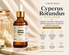 Cyperus Rotundus Facial Serum for Smoother Skin
