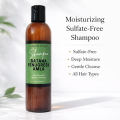 Shampoo Sulfate Free with Batana Fenugreek and Amla 8oz