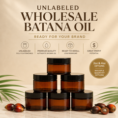 Wholesale Batana Oil (Unlabeled in Amber Jars)