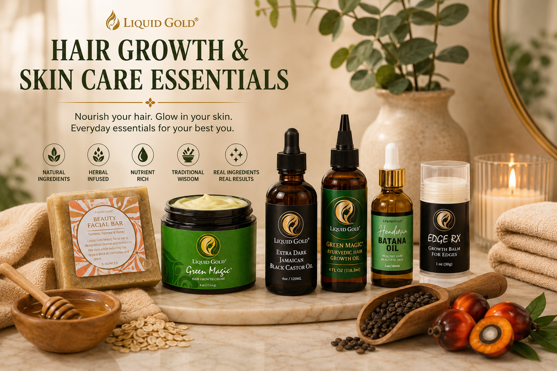 Hair Growth & Skin Care Essentials | Liquid Gold