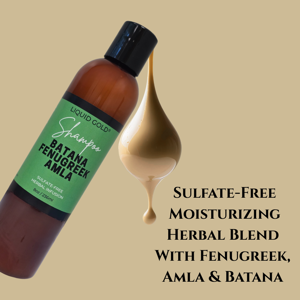 Shampoo Sulfate Free with Batana Fenugreek and Amla 8oz