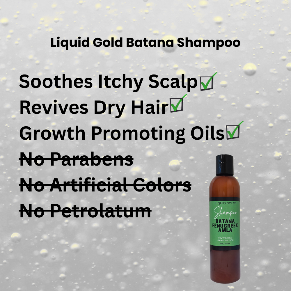 Shampoo Sulfate Free with Batana Fenugreek and Amla 8oz