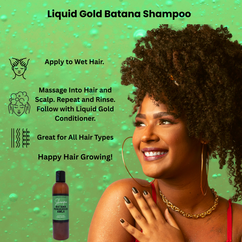 Shampoo Sulfate Free with Batana Fenugreek and Amla 8oz