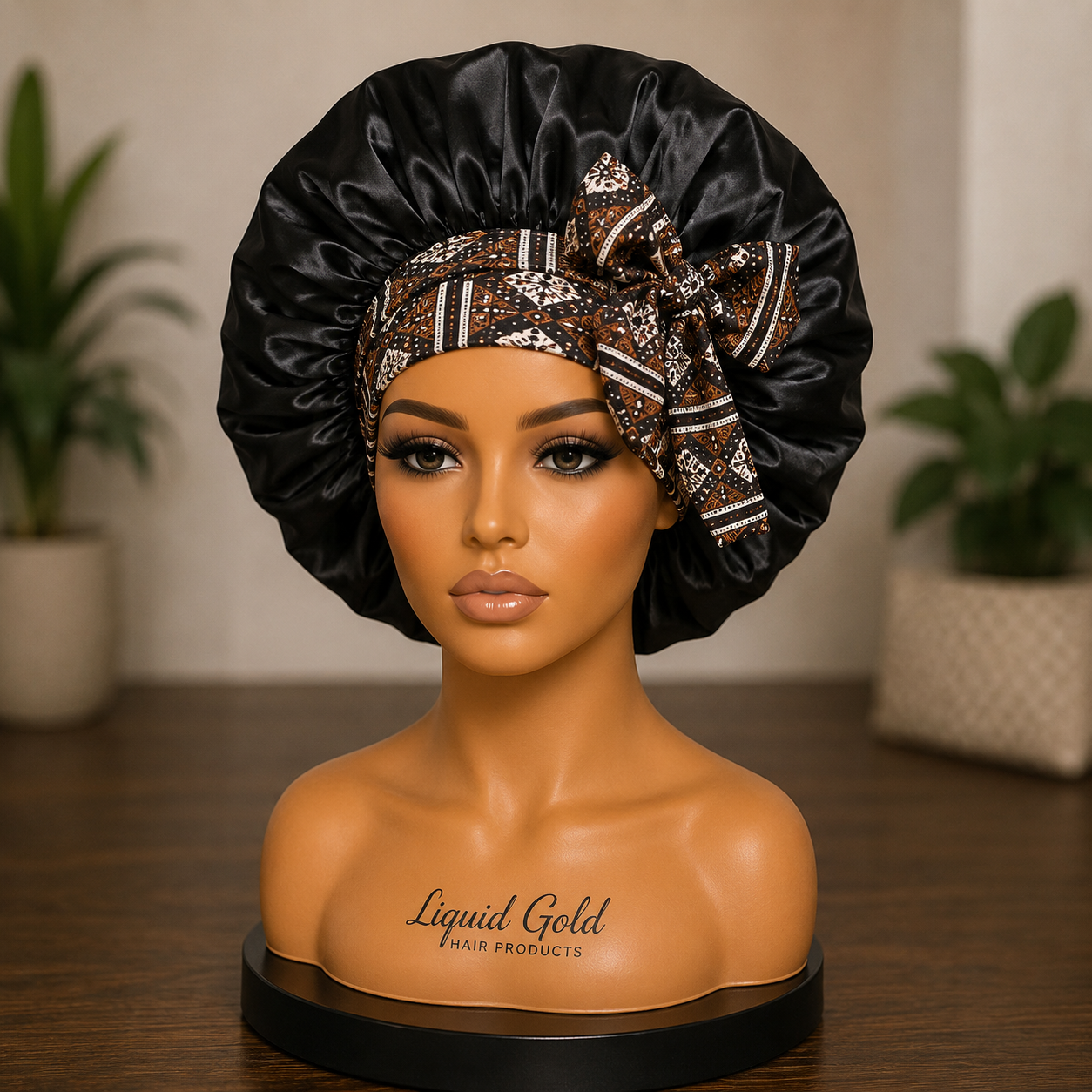 Liquid Gold® Premium Satin Hair Bonnet