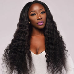 Deep Wave Transparent Closure Wig