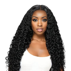 Brazilian Deep Wave U-Part Wig