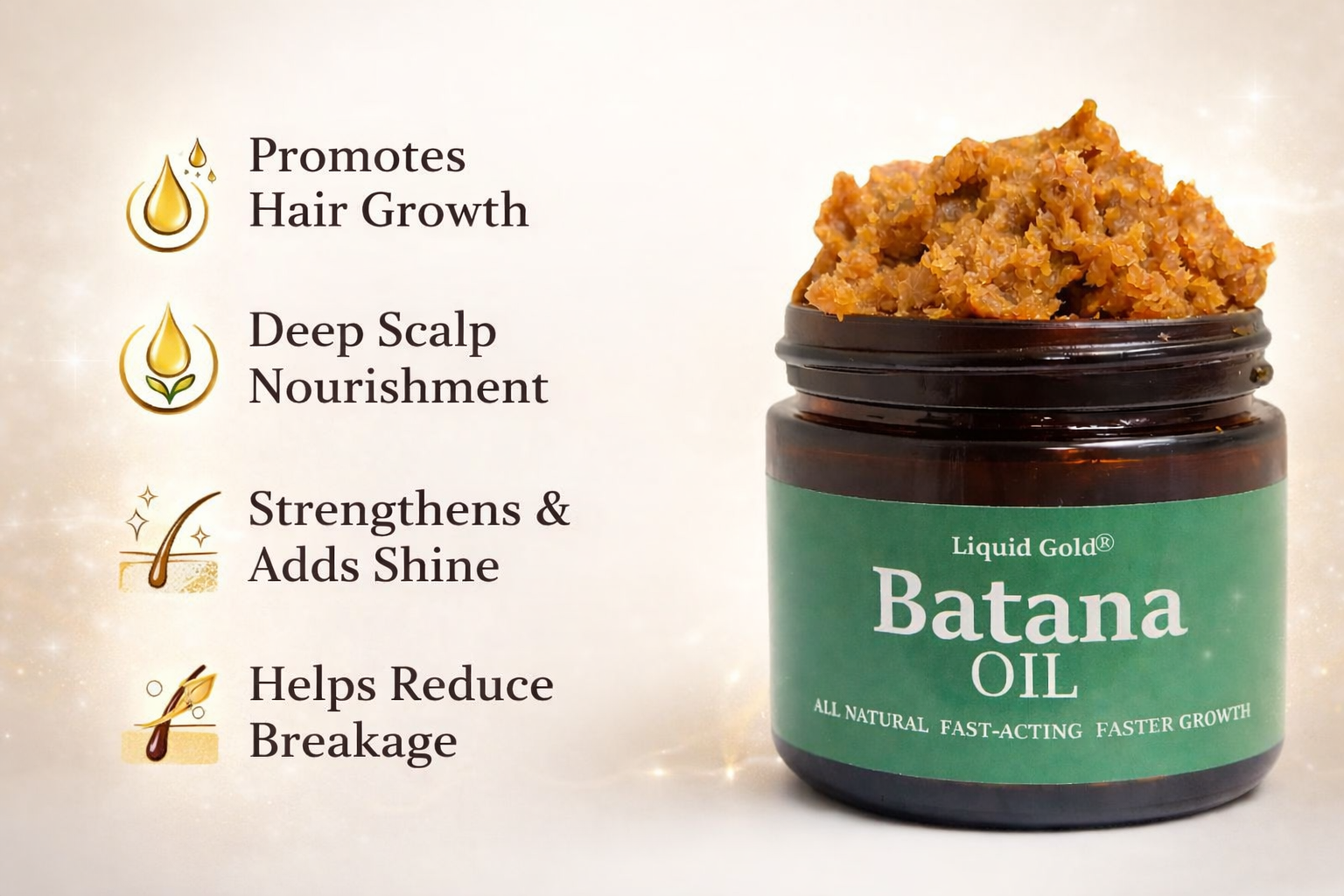 Raw Batana Oil – Nourishes, Strengthens & Restores
