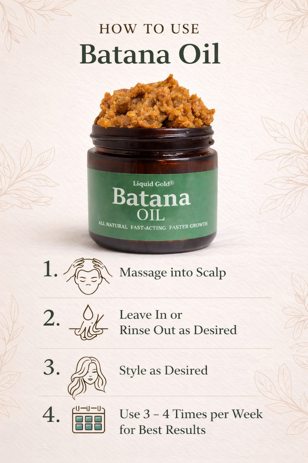 Raw Batana Oil – Nourishes, Strengthens & Restores