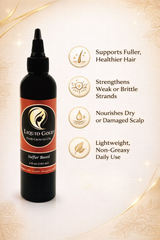 Liquid Gold Sulfur Hair Growth Oil – Strengthens, Nourishes & Supports Fuller Hair