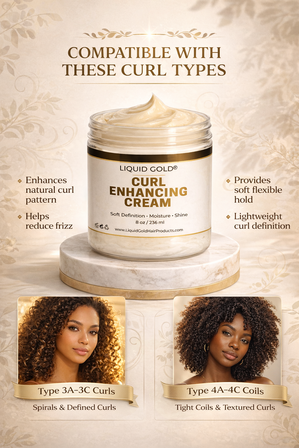 Liquid Gold Curl Enhancing Cream