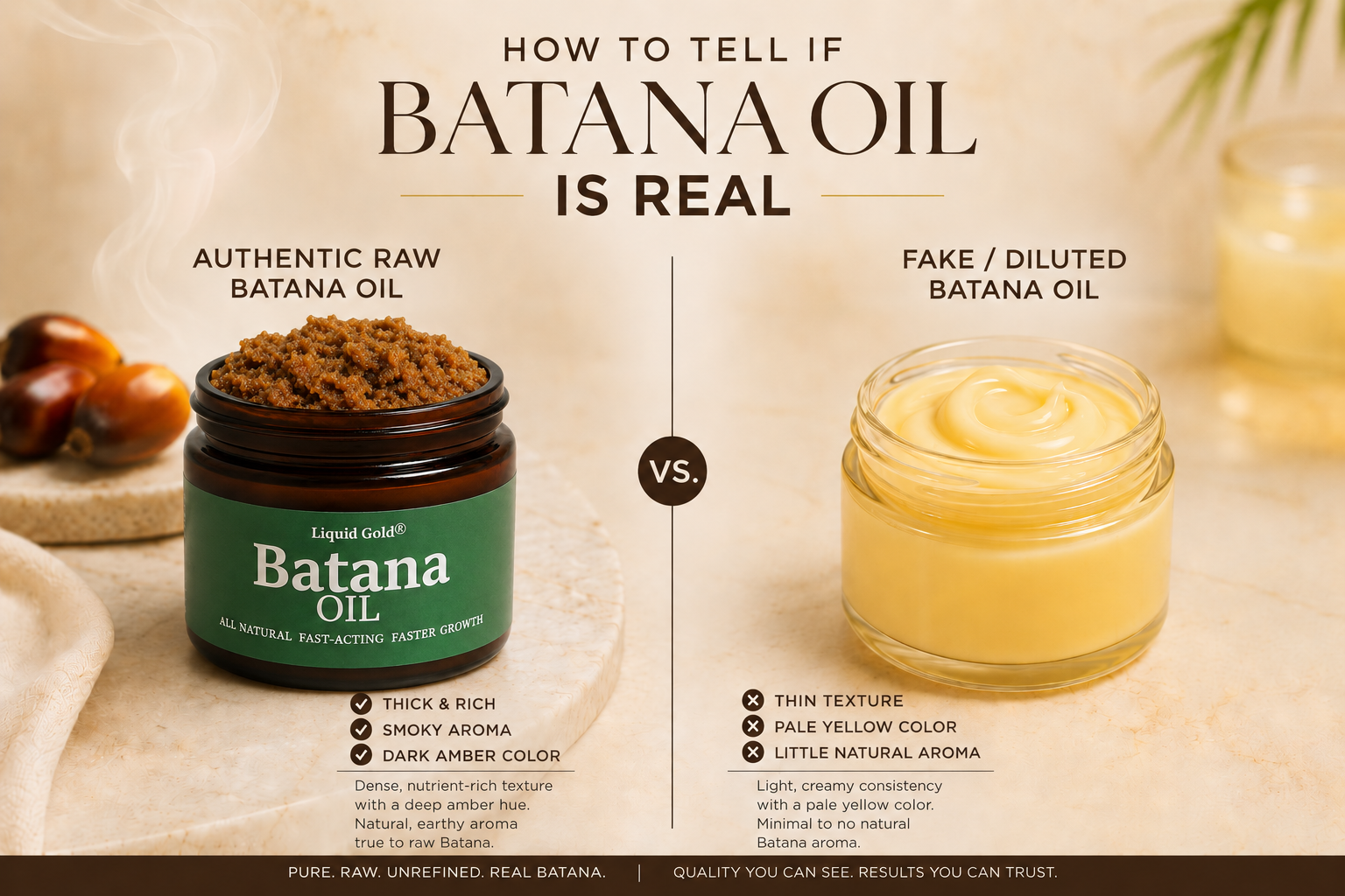 How to tell if Batana Oil is real
