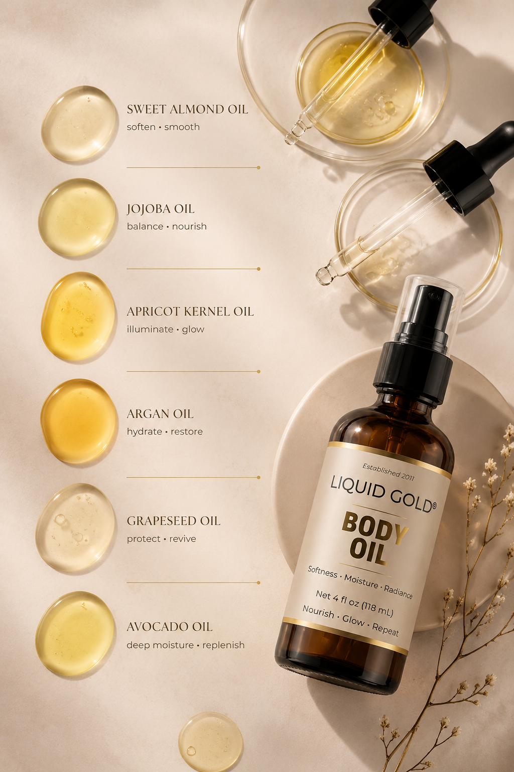 Liquid Gold® Body Oil
