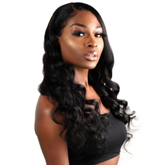 Body Wave Transparent Closure Wig