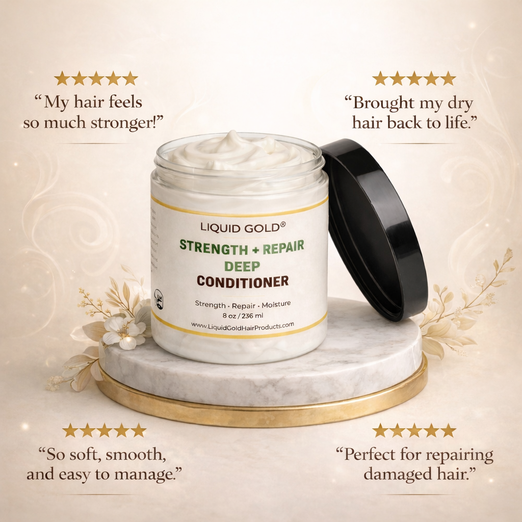 Liquid Gold Strength + Repair Deep Conditioner
