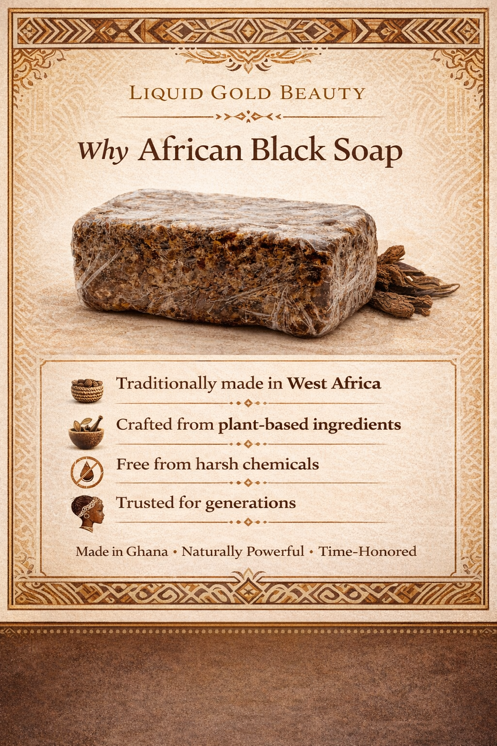 Raw African Black Soap for Healthier Skin and Hair