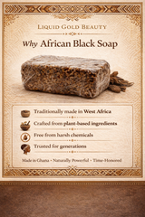 Raw African Black Soap for Healthier Skin and Hair