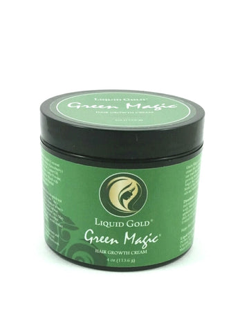 Hair Growth Cream - Green Magic 4oz For Thicker Longer Hair