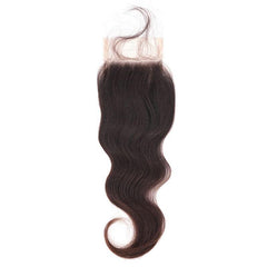 Closure Raw Indian Human Hair Wavy Closure